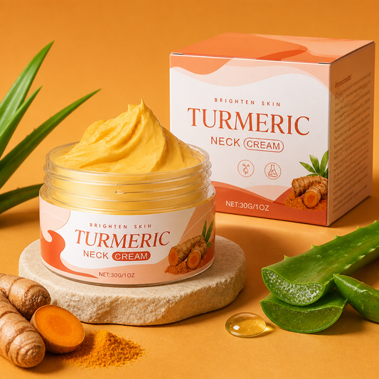 Kurkuma & Aloe-Nackencreme – Tägliche Feuchtigkeitspflege für strahlender wirkende Haut