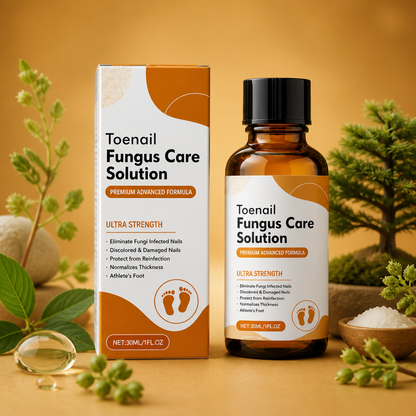 Nagelpflege-Lösung – Pflegende Formel für gesund wirkende Zehennägel