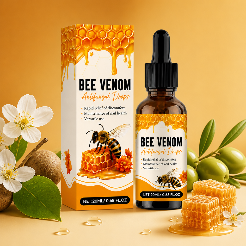Bienengift-Nagelpflege-Tropfen – Pflegende Formel für gesund wirkende Nägel