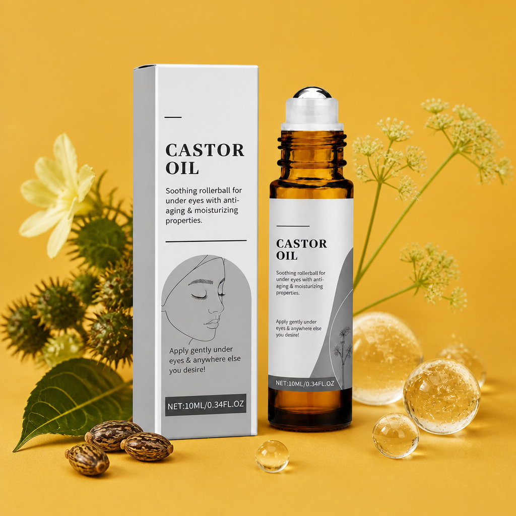 Feuchtigkeitsspendendes Augenserum mit Roll-Applikator und Vitamin E für glatte, erfrischte Haut