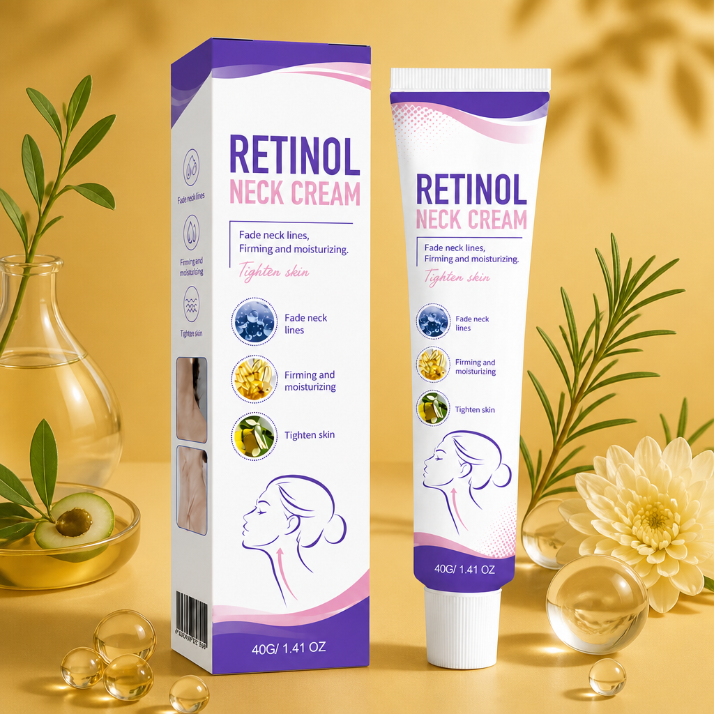 Retinol-Halscreme – Feuchtigkeitsspendende Formel für einen glatter wirkenden Hals