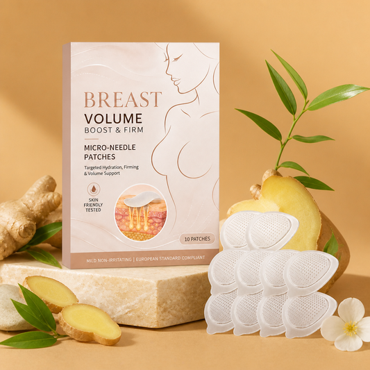 Straffendes Brustpflege-Patch mit Ingwer & Vitamin E für glattere Haut