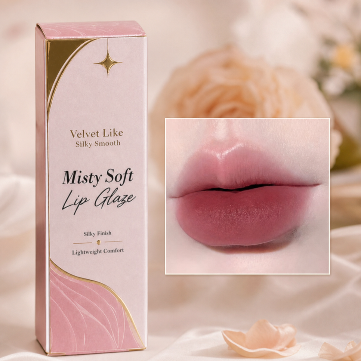 Matte & Glänzende Lip Glaze – Wasserfeste Flüssige Lippenfarbe