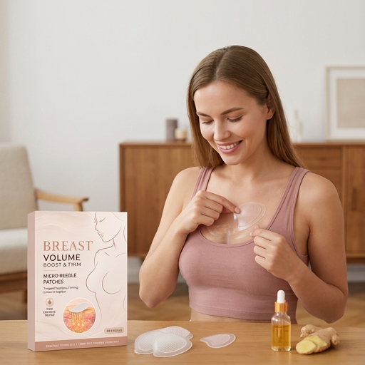 Straffendes Brustpflege-Patch mit Ingwer & Vitamin E für glattere Haut