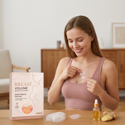 Straffendes Brustpflege-Patch mit Ingwer & Vitamin E für glattere Haut
