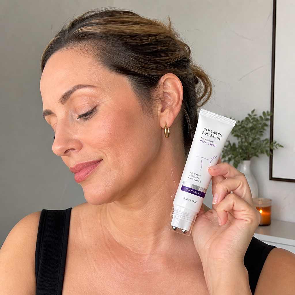 Kollagen-Nacken-Roller-Serum – Feuchtigkeitsspendende Formel für einen glatter wirkenden Nacken