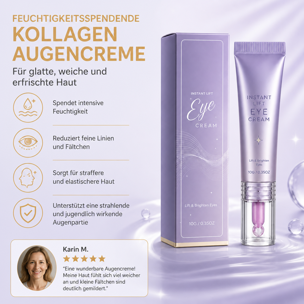 Feuchtigkeitsspendende Kollagen-Augencreme für glatte, weiche und erfrischte Haut