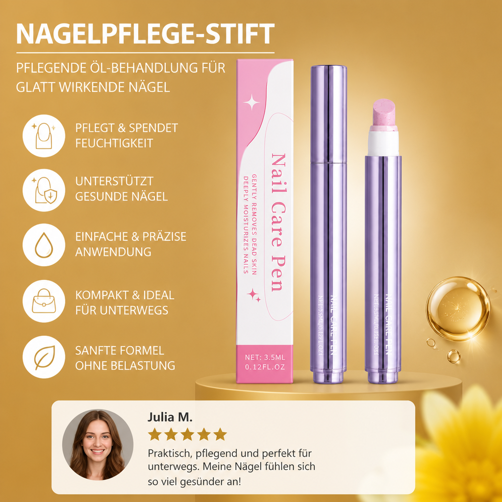 Nagelpflege-Stift – Pflegende Öl-Behandlung für glatt wirkende Nägel