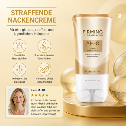 Straffende Nackencreme mit Roller – Feuchtigkeitspflege für glatter wirkende Haut