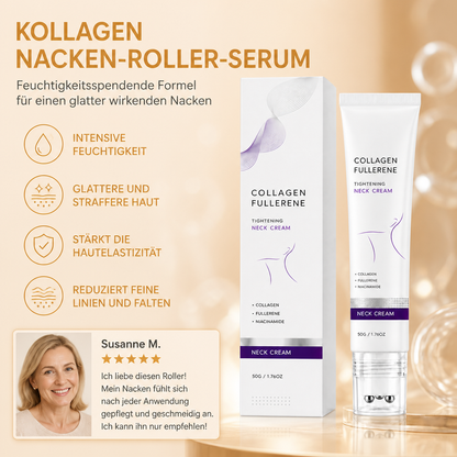 Kollagen-Nacken-Roller-Serum – Feuchtigkeitsspendende Formel für einen glatter wirkenden Nacken