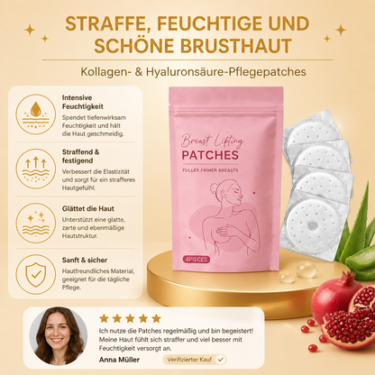 Kollagen- & Hyaluronsäure-Brustpflege-Patches für straffere, mit Feuchtigkeit versorgte Haut