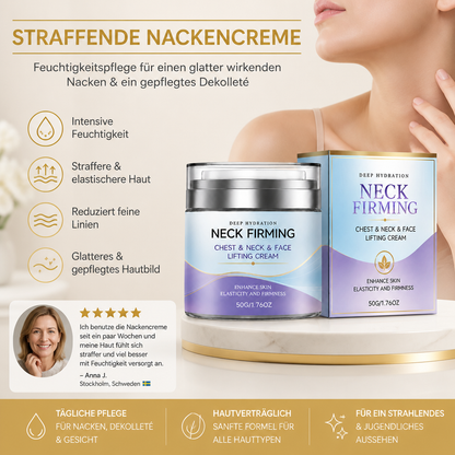 Straffende Nackencreme – Feuchtigkeitspflege für einen glatter wirkenden Nacken & ein gepflegtes Dekolleté