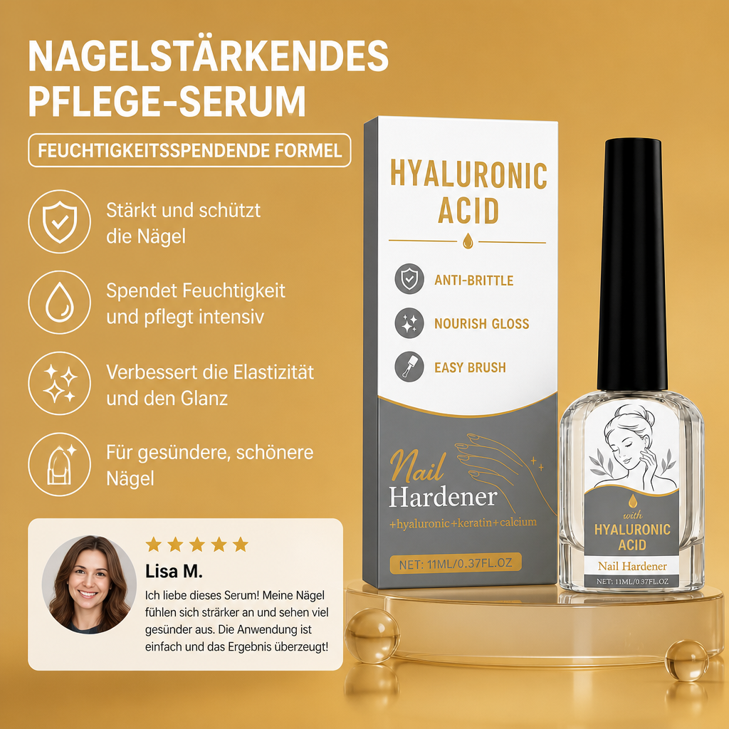 Nagelstärkendes Pflege-Serum – Feuchtigkeitsspendende Formel für gesund wirkende Nägel