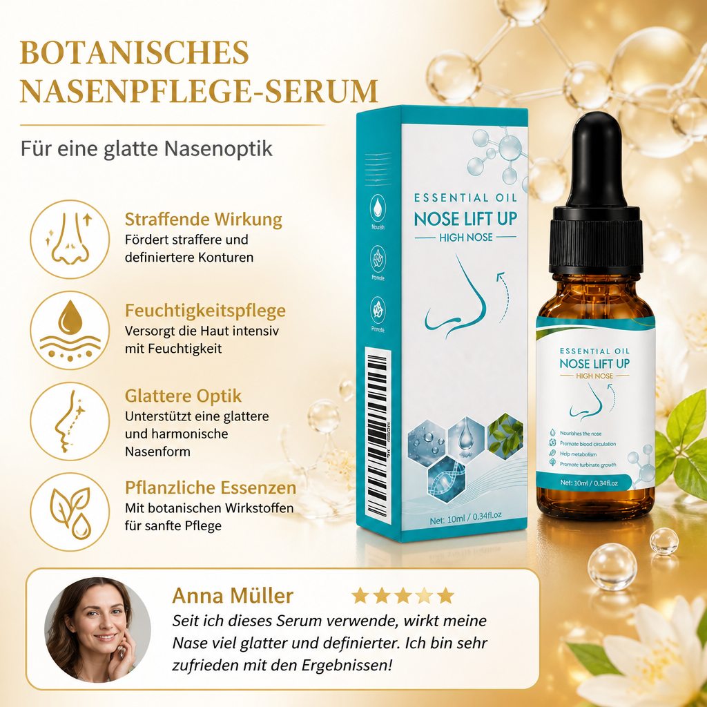 Botanisches Nasenpflege-Serum – Feuchtigkeitsspendende Formel für eine glatte Nasenoptik