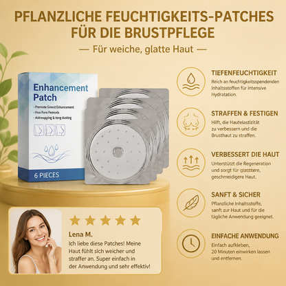 Botanische Feuchtigkeits-Patches für die Brustpflege für weiche, glatte Haut
