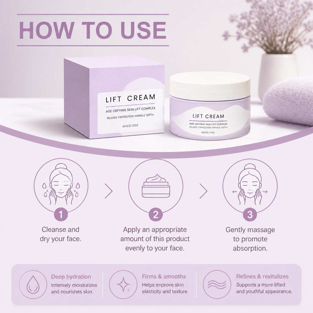 Peptid Lift Creme – Intensive Feuchtigkeit für eine glattere und straffer wirkende Haut