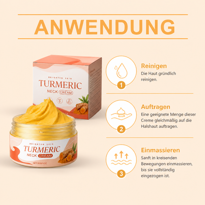 Kurkuma & Aloe-Nackencreme – Tägliche Feuchtigkeitspflege für strahlender wirkende Haut