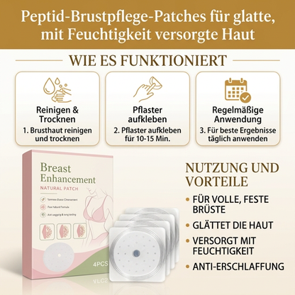 Peptid-Brustpflege-Patches für glatte, mit Feuchtigkeit versorgte Haut