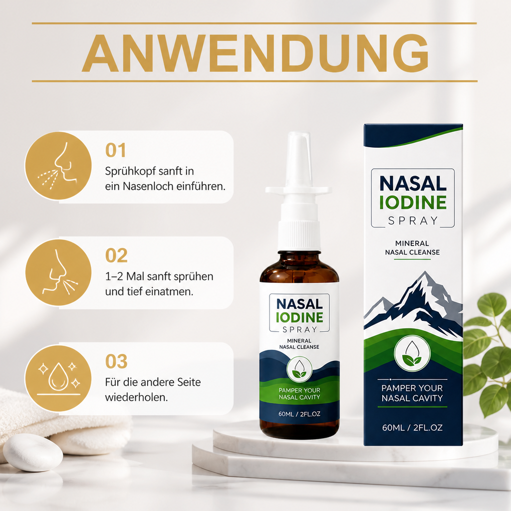 Mineralisches Nasenreinigungsspray – Sanfte tägliche Pflege für ein frisches Gefühl