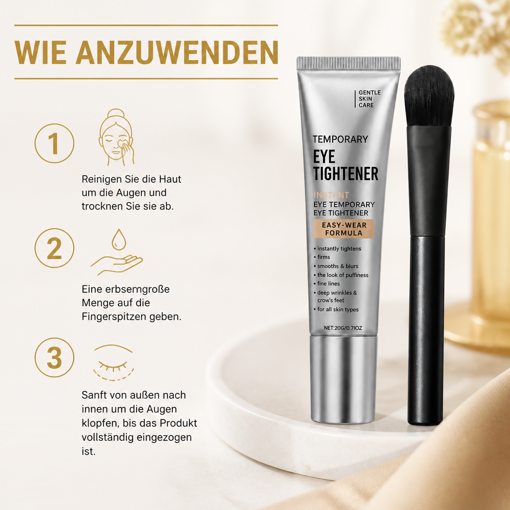 Feuchtigkeitsspendende Retinol-Augencreme für glattere und straffer wirkende Haut