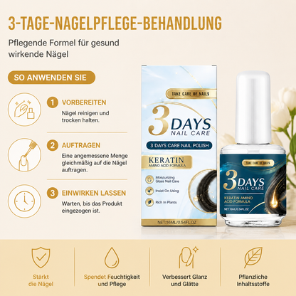 3-Tage-Nagelpflege-Behandlung – Pflegende Formel für gesund wirkende Nägel