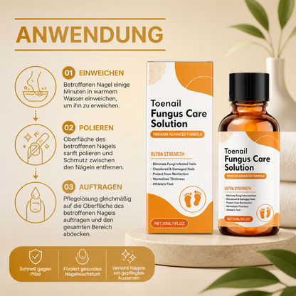 Nagelpflege-Lösung – Pflegende Formel für gesund wirkende Zehennägel