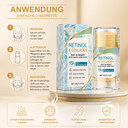Retinol-Kollagen-Reparatur-Stick – Feuchtigkeitspflege für glatter wirkende Haut