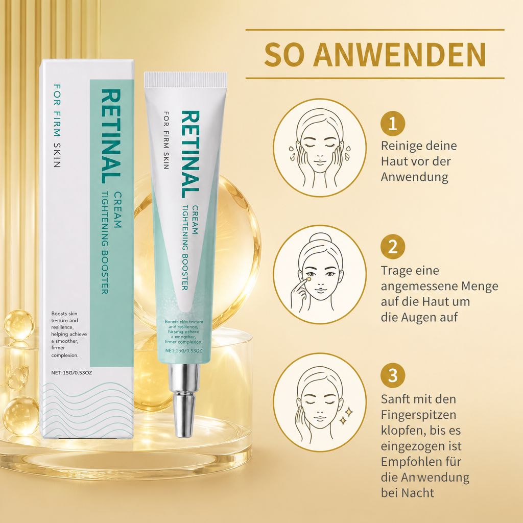 Retinal- & Retinol-Augencreme – Feuchtigkeitspflege für glatter wirkende Augen