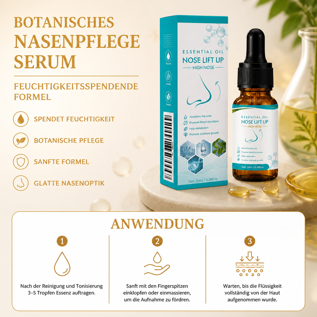Botanisches Nasenpflege-Serum – Feuchtigkeitsspendende Formel für eine glatte Nasenoptik