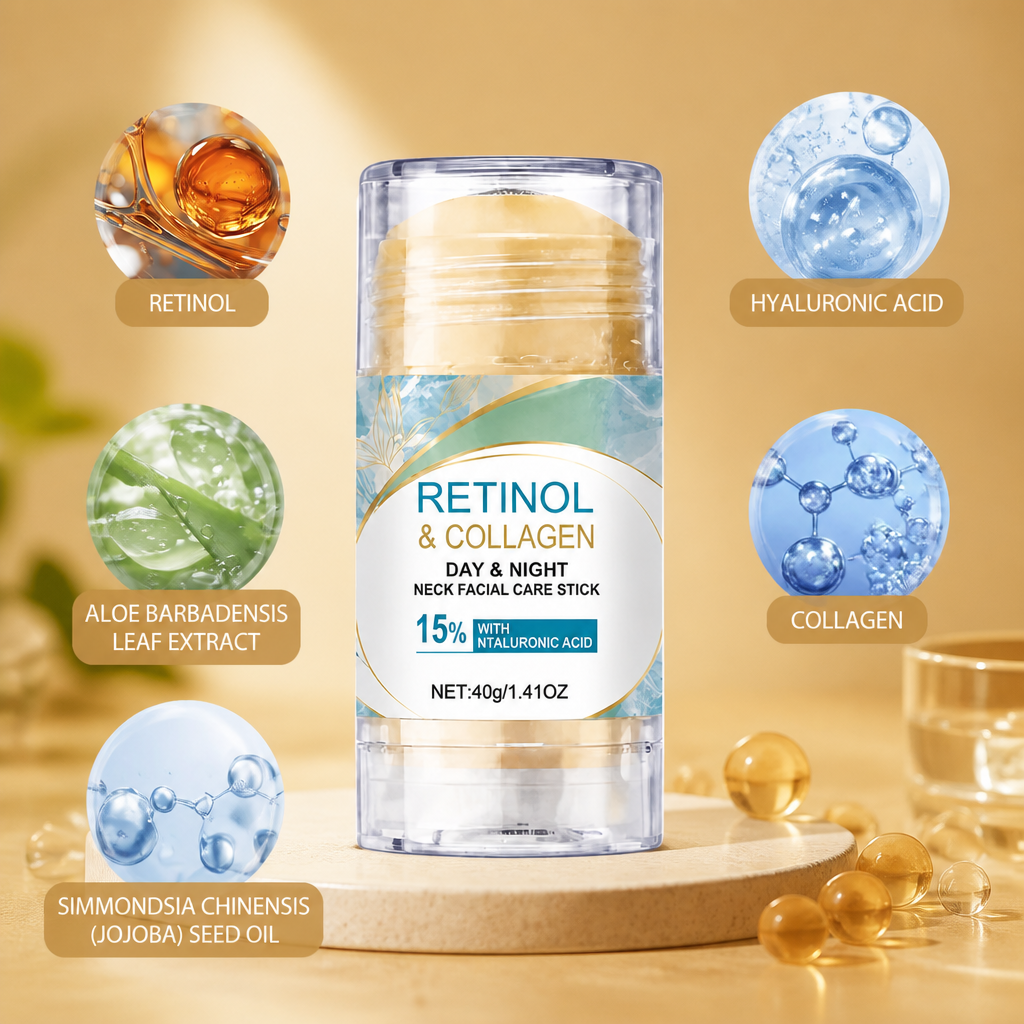 Retinol-Kollagen-Reparatur-Stick – Feuchtigkeitspflege für glatter wirkende Haut