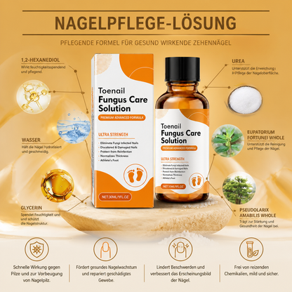 Nagelpflege-Lösung – Pflegende Formel für gesund wirkende Zehennägel