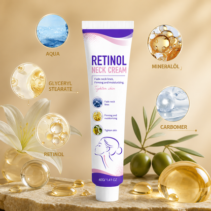 Retinol-Halscreme – Feuchtigkeitsspendende Formel für einen glatter wirkenden Hals