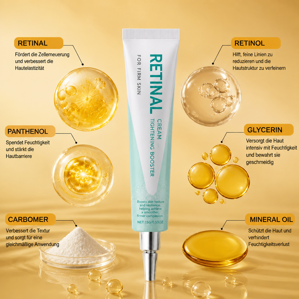 Retinal- & Retinol-Augencreme – Feuchtigkeitspflege für glatter wirkende Augen