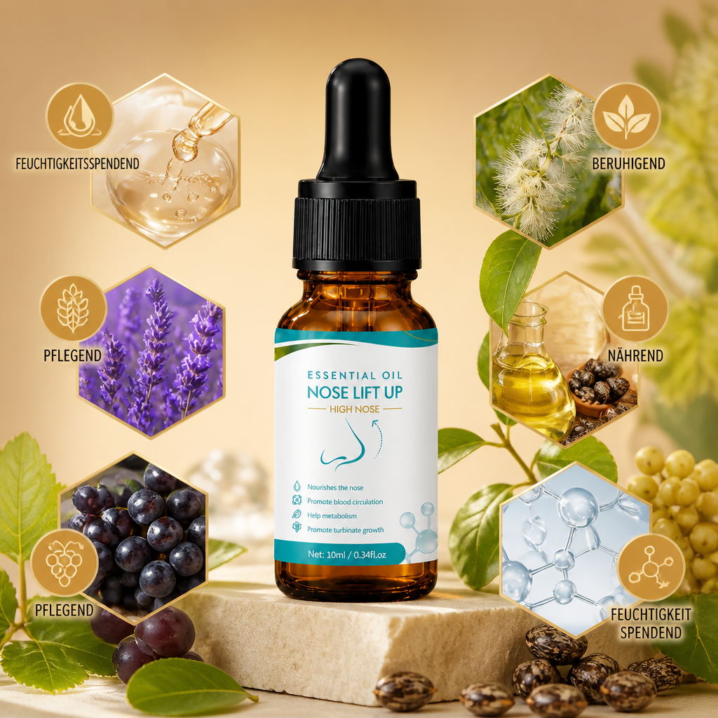 Botanisches Nasenpflege-Serum – Feuchtigkeitsspendende Formel für eine glatte Nasenoptik