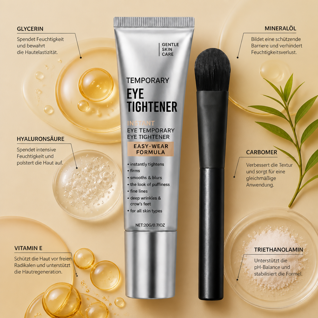 Feuchtigkeitsspendende Retinol-Augencreme für glattere und straffer wirkende Haut