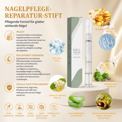 Nagelpflege-Reparatur-Stift – Pflegende Formel für glatter wirkende Nägel