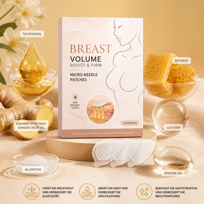 Straffendes Brustpflege-Patch mit Ingwer & Vitamin E für glattere Haut