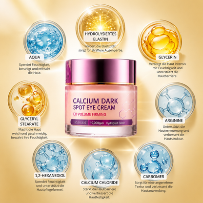 Kalzium- & Elastin-Augencreme für straffer und strahlender wirkende Augen