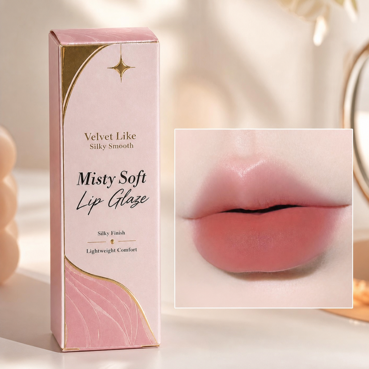Matte & Glänzende Lip Glaze – Wasserfeste Flüssige Lippenfarbe