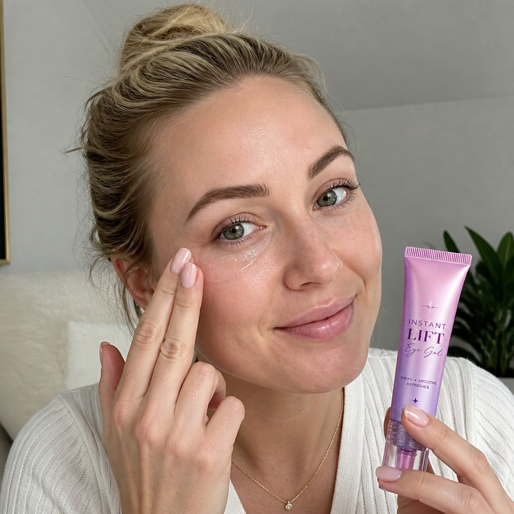 Feuchtigkeitsspendendes Augen-Gel mit Kollagen für Glatte, Erfrischt Wirkende Augenpartie