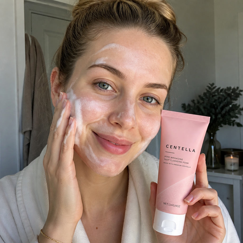 Papaya & Centella Reinigungsschaum – Für Frische, Klarer Wirkende Haut
