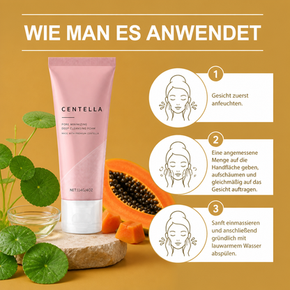 Papaya & Centella Reinigungsschaum – Für Frische, Klarer Wirkende Haut