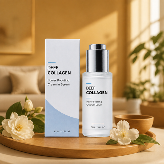 Tiefenwirksames Kollagen-Creme-Serum – Intensive Feuchtigkeit & Straffer Wirkende Haut
