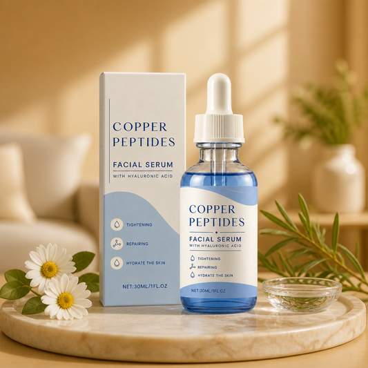 Kupferpeptide & Hyaluronsäure – Feuchtigkeitsspendendes Serum Für Glatter Wirkende Haut