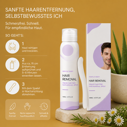 Schmerzfreie Haarentfernungscreme für Männer – Sanfte Formel für Empfindliche Haut