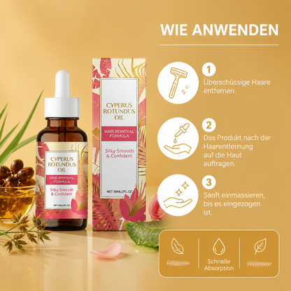 Cyperus-Rotundus-Öl – Natürlich Gewonnene Formel für Seidig Glatte Haut