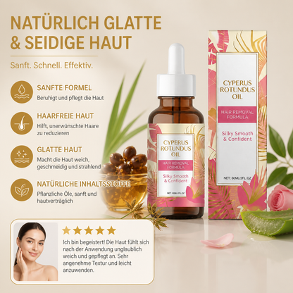 Cyperus-Rotundus-Öl – Natürlich Gewonnene Formel für Seidig Glatte Haut