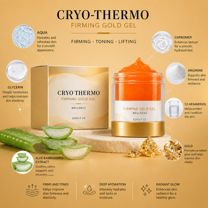 Cryo-Thermo Straffende Körpercreme – Straffende & Glättende Creme für Beine, Bauch & Arme