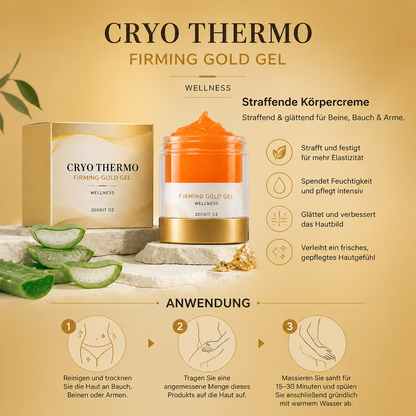 Cryo-Thermo Straffende Körpercreme – Straffende & Glättende Creme für Beine, Bauch & Arme