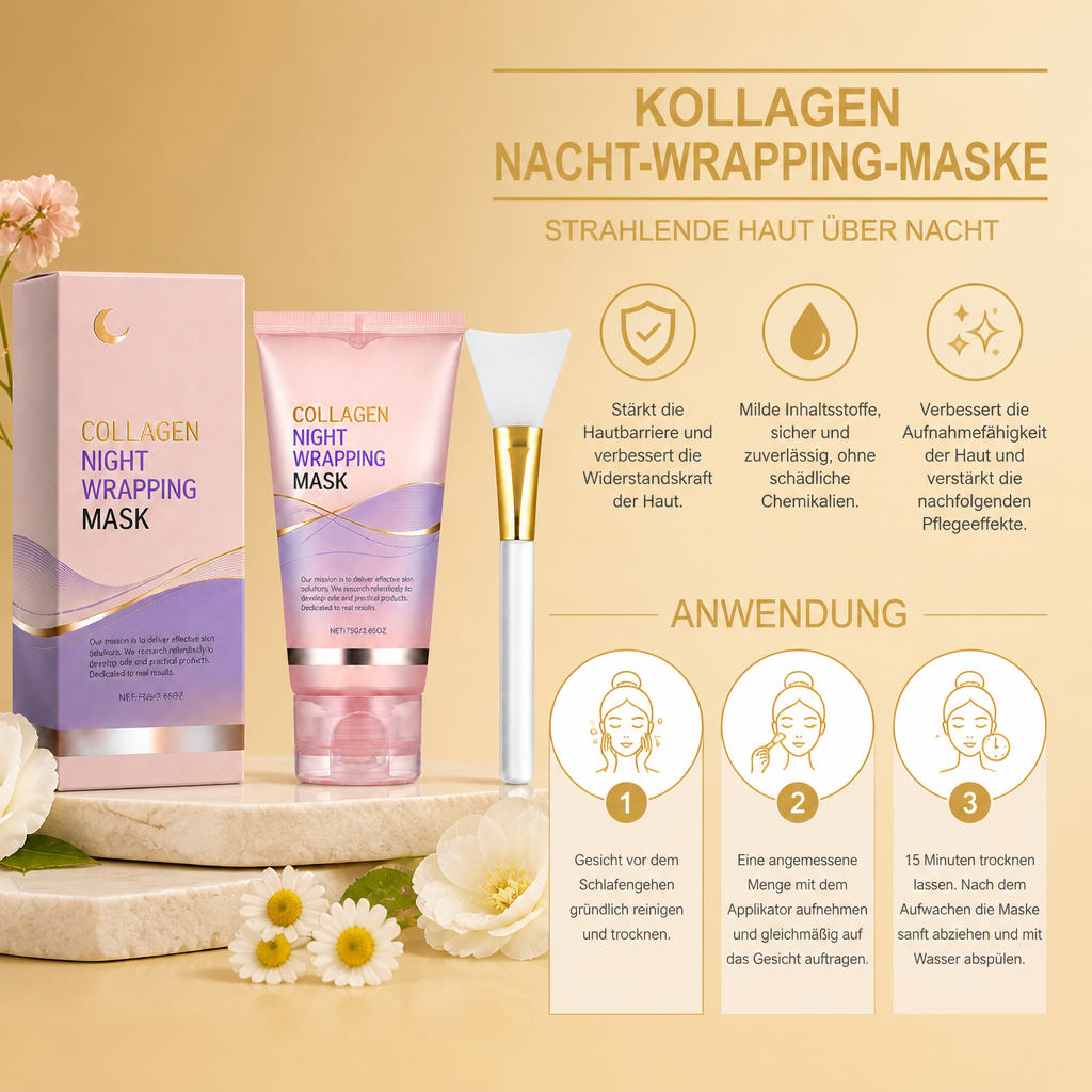 Koreanische Kollagen-Nacht-Wrapping-Maske